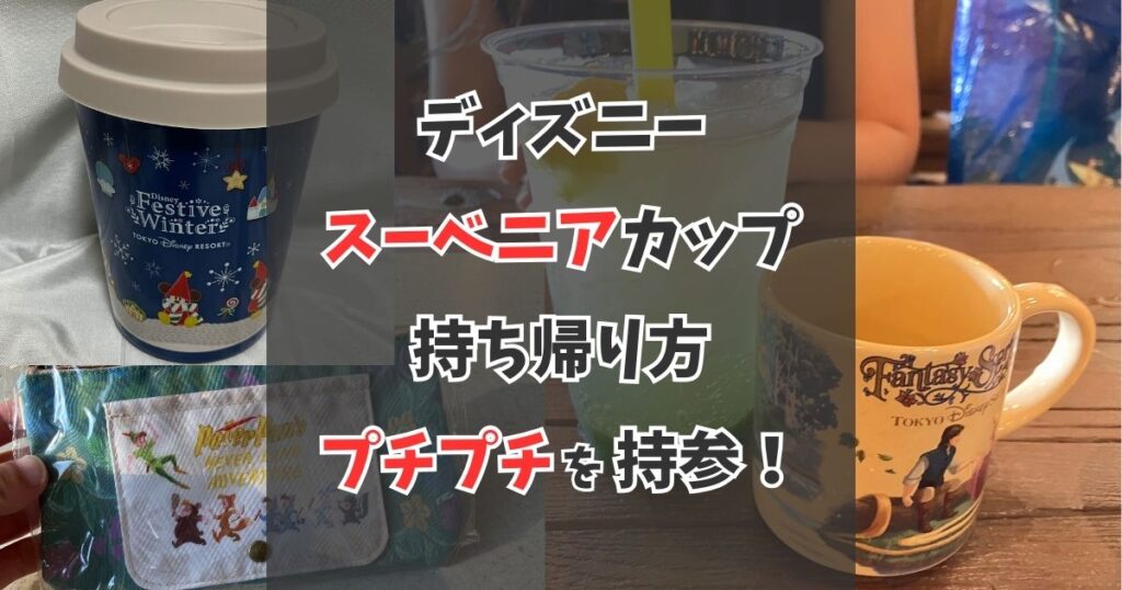 【2025年】スーベニアカップの持ち帰り方｜緩衝材を持ち込むのがおすすめ